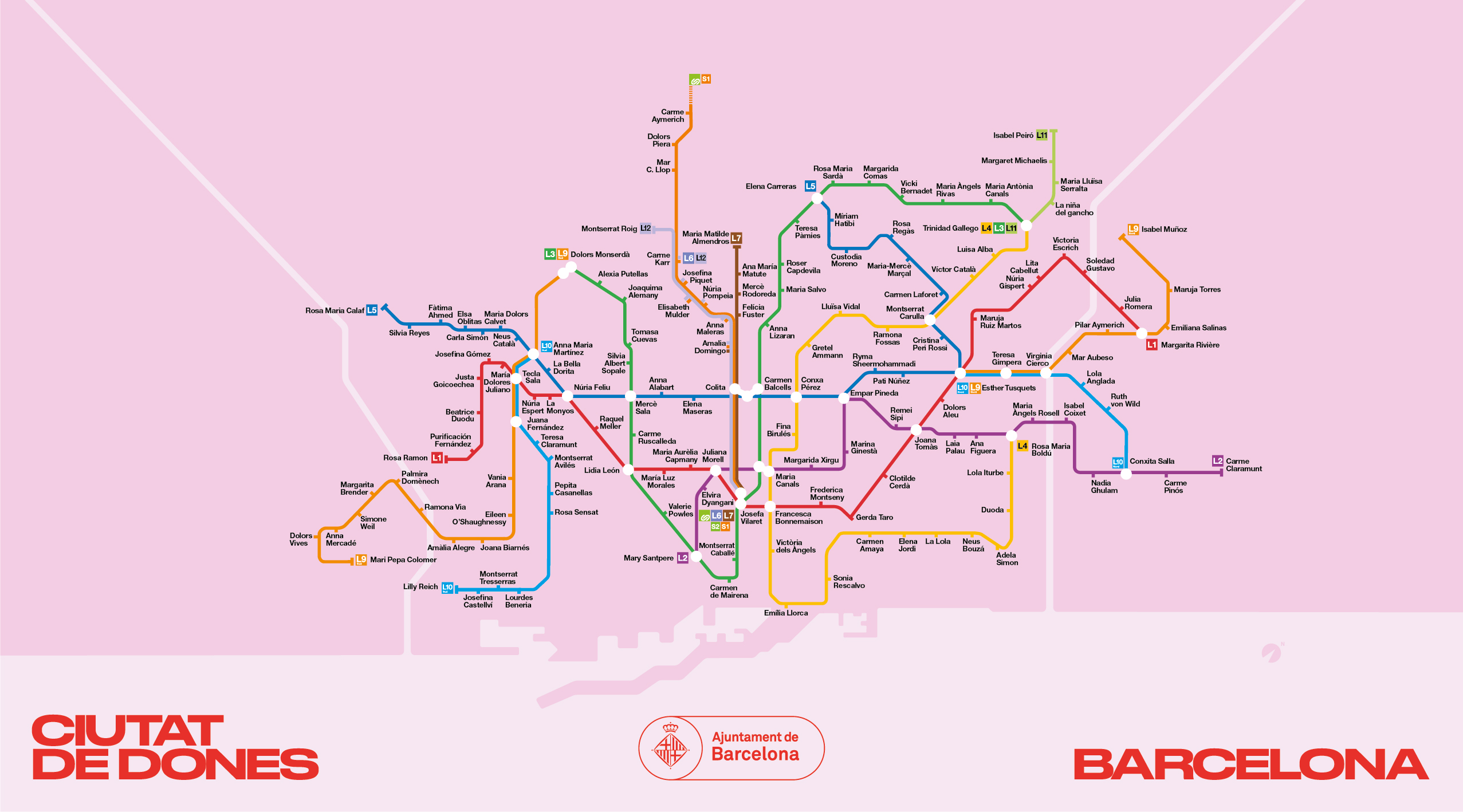 El .barcelona es ciudad de mujeres