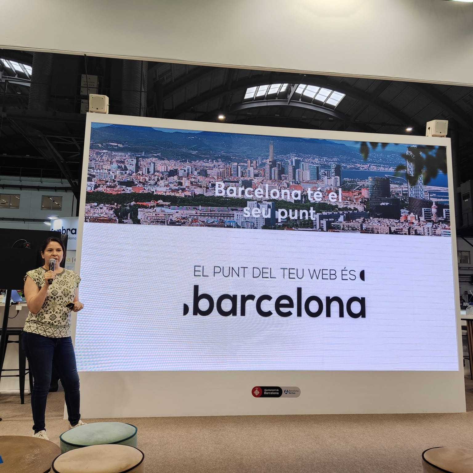 El domini .barcelona es presenta amb èxit al Bizbarcelona